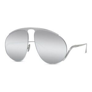New LOEWE Silver Aviator LW40180U 16C Sunglasses Women